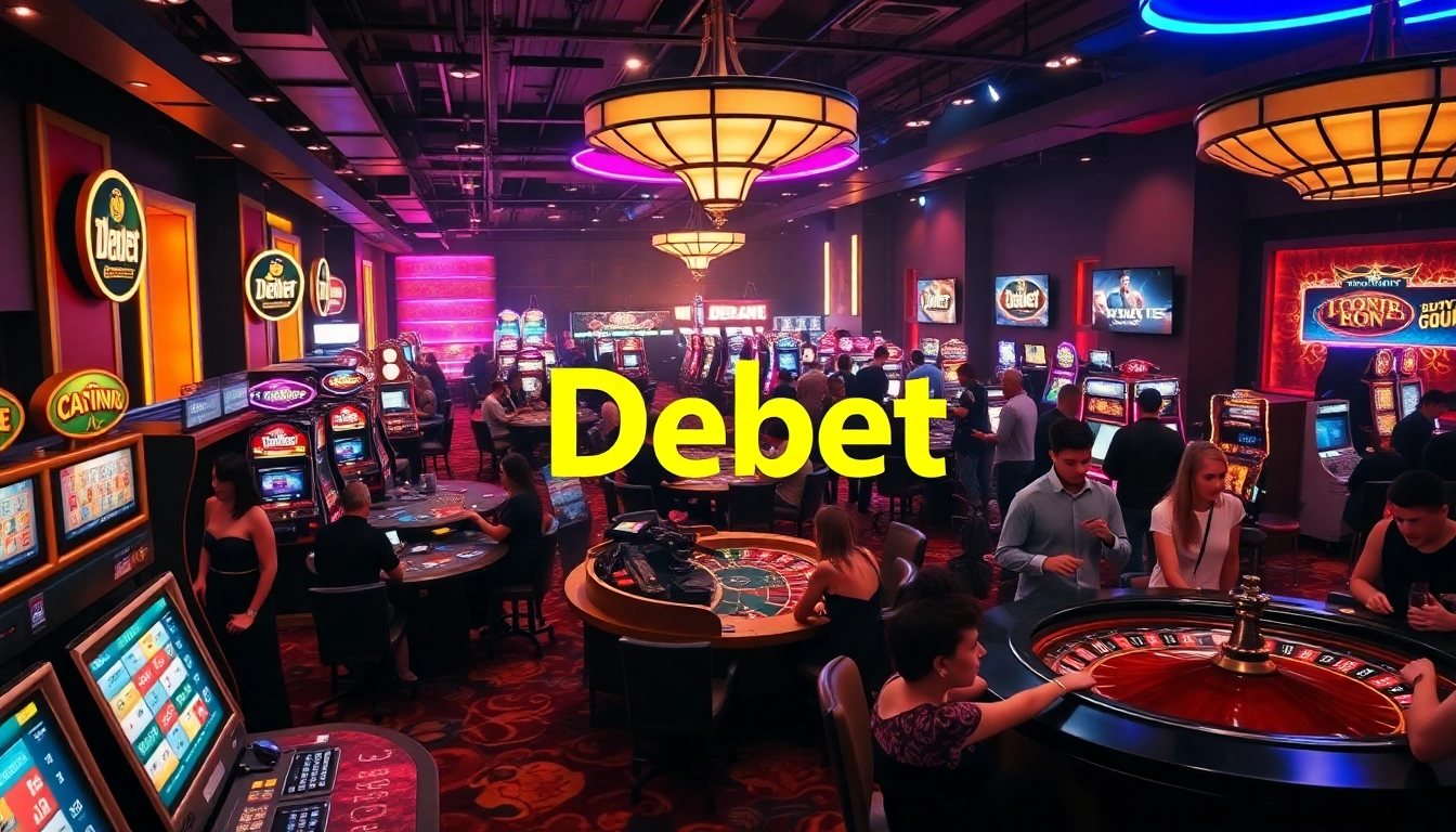 Debet enhances your casino experience with vibrant tables and exciting games.