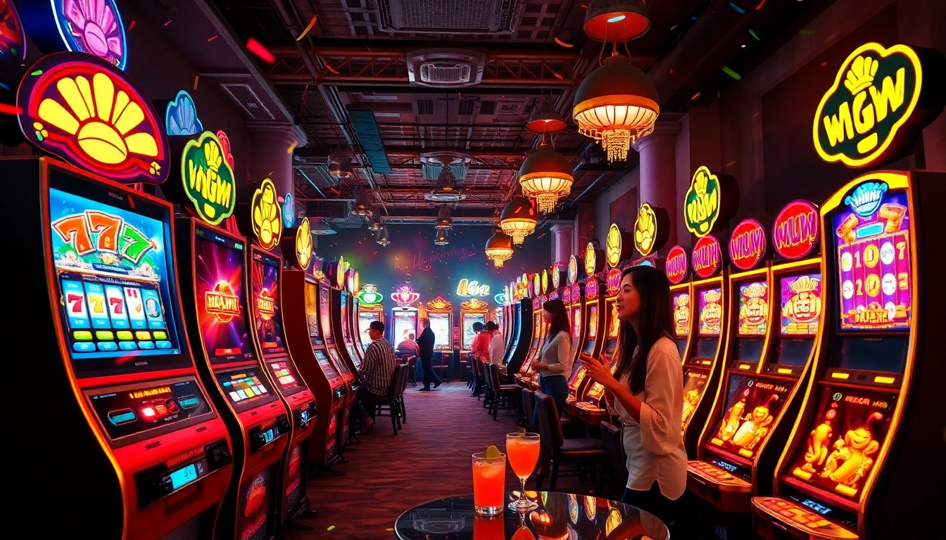 Menangkan di situs slot gacor dengan mesin slot berkilau dalam ruangan bermain yang meriah